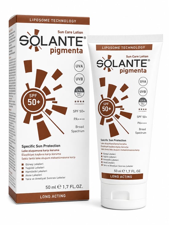 Solante Pigmenta Losyon Spf50+ 50 Ml ( Seyahat Çanta Boyu)