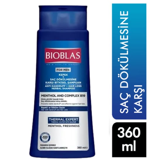 Bioblas Men Saç Dökülme Karşıtı Şampuan 360 ML