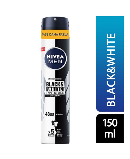 Nivea Deodorant 150 ml Erkek İnvisible Black & White Original