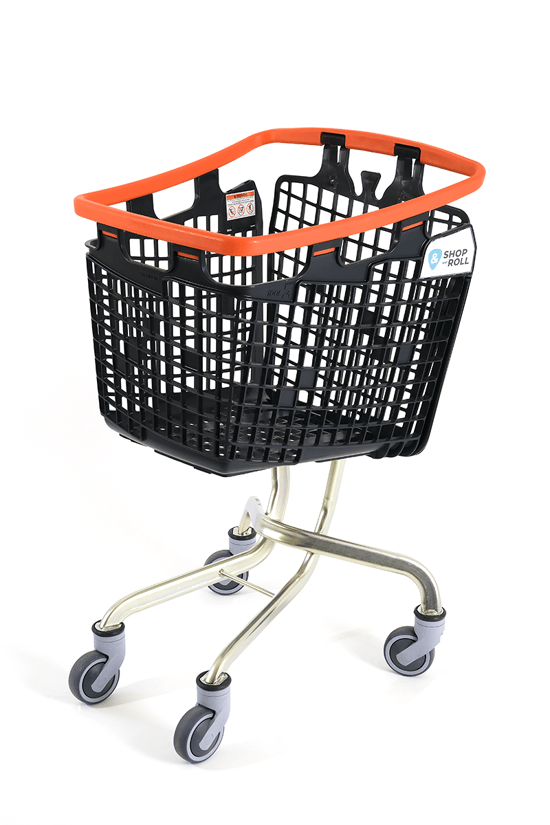 Plastik Market (alışveriş) Arabası 100 L Loop Turuncu