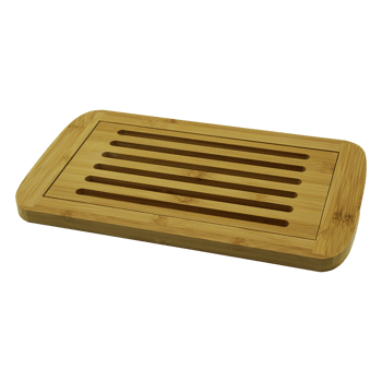Yakut-11437 ( Izgaralı & Hazneli ) Ahşap Bambu Kesim Panosu ( 21x36cm )