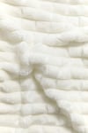 Merinos Modern Line 3 Parça Battaniye Seti - Kemik-ekru