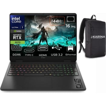 Hp Omen 16-am0047nt Ultra 7 255h Cd8m5ea-k00 32gb 1tb Rtx5070 8gb Freedos 16" Wuxga Gaming Laptop