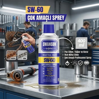 Swanson Works Sw-60 Çok Amaçlı Yağlayıcı Sprey ( 400ml )