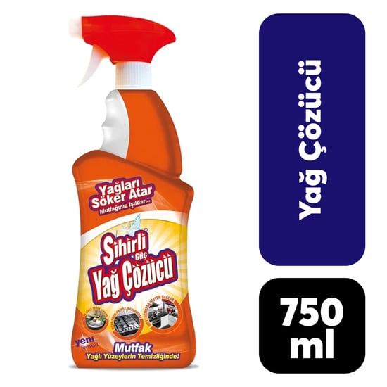 Sihirli Güç Çözücü Sprey 750 Ml Yağ Çözücü