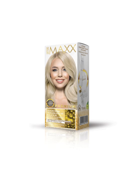 Maxx Deluxe Premium Yarı Kit Set Boya 0.1 Platin Sarısı