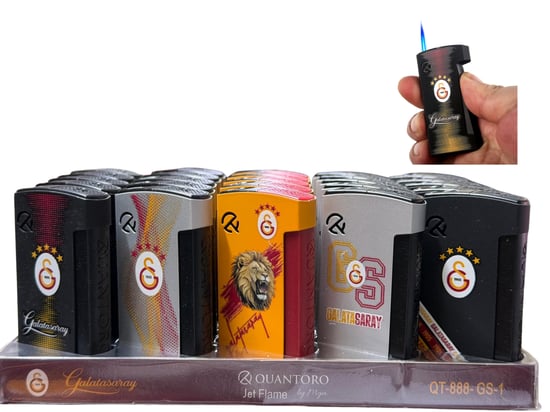 Quantoro Jet Flame Lisanslı Galatasaray Çakmak *25