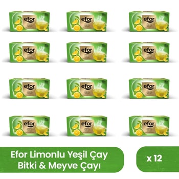 Efor Nane Limon Bitki ve Meyve Çayı 2 Gr X 20 Süzen Poşet - 12'li Koli
