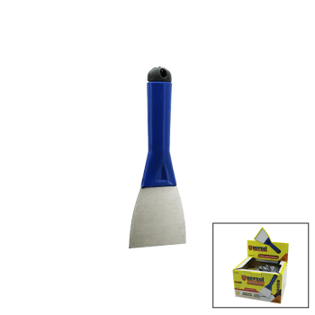 Deveci Dvc-74211 ( No-8 ) ( 80mm ) ( Kapaklı ) ( Saptak ) Metal Kazıma Spatulası ( Plastik Saplı )