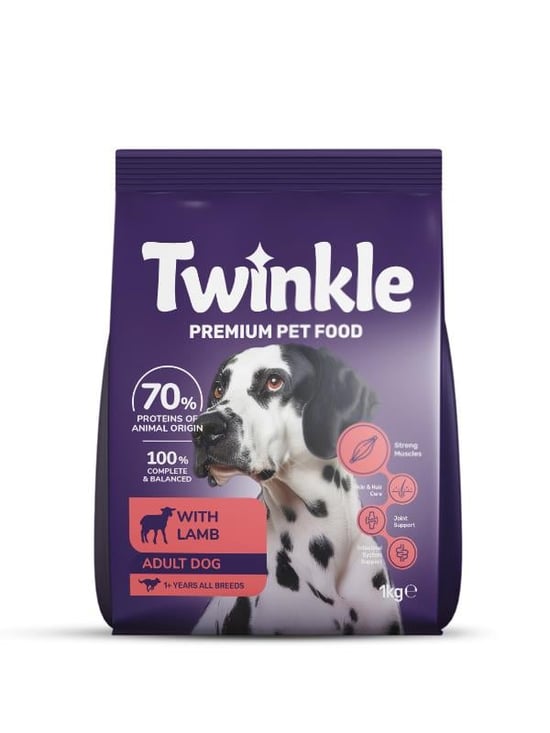 Twinkle Köpek Maması Kuzulu Yetişkin Köpek Maması 1 Kg Premıum Pet Food