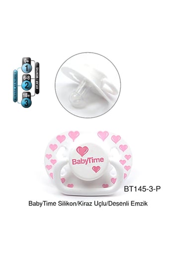 Babytime Emzik Damaklı Şeffaf Emzik 3/145