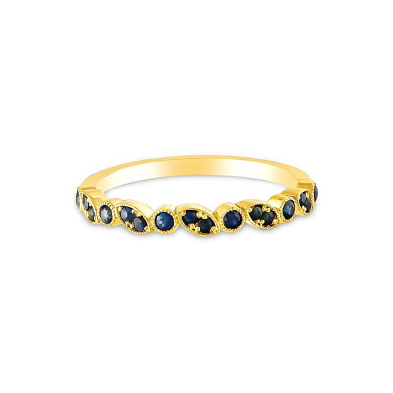 Star Pırlanta 0.30 Ct Safir Yüzük