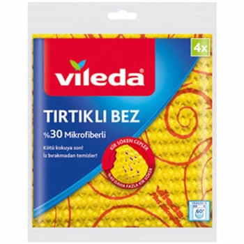 Vİleda Novolon Tirtikli Temİzlİk Bezİ 4 Lü