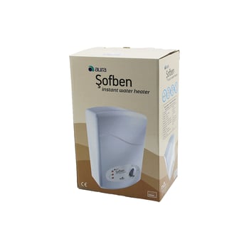 Aura Model-105-a6 ( Elektrikli ) Banyo Şofben ( 7350w ) ( Çift Termostatlı ) ( 3 Kademeli ) ( Tüp Rezistanslı ) ( 5 Emniyetli )