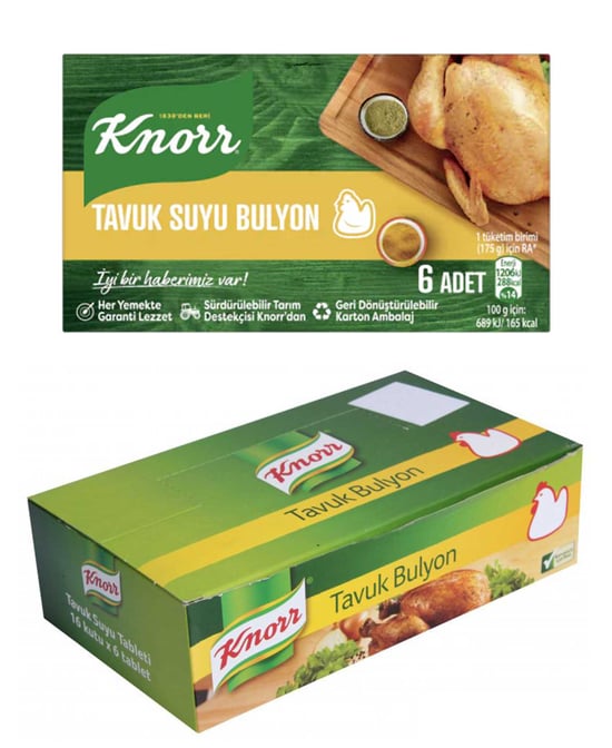Knorr Bulyon 60 gr 16'lı Paket Tavuk Suyu