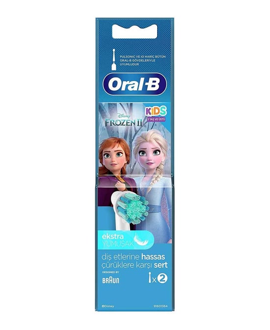Oral-b Şarjlı Diş Fırçası Yedek Başlık 2'li Frozen