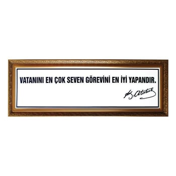 Yaldizli Çerçevelİ Vecİsöz