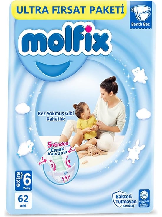 Molfıx Ultra Fırsat Pkt 62'lı E.large (poset)*2 (plt-24)*****