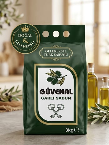 3 Kg Güvenal Garlı Kalıp Sabun 16 Adet