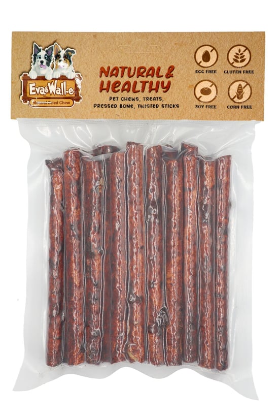 Eva & Walle Ciğer Kaplamalı Köpek Ödül Çubuğu 250g | Yüksek Proteinli Mançi Çubuk | Küçük ve Orta Irklar İçin