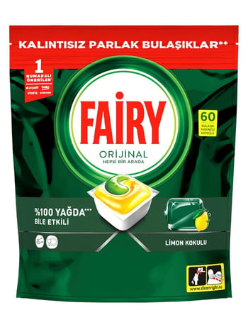 Fairy Hepsi Bir Arada 60 Yıkama Bulaşık Makinesi Tableti