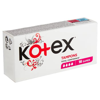 Kotex Tampon Super 16lı