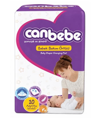 Can Bebe Bebek Bakım Ortusu 10'lu *8 (plt-66)