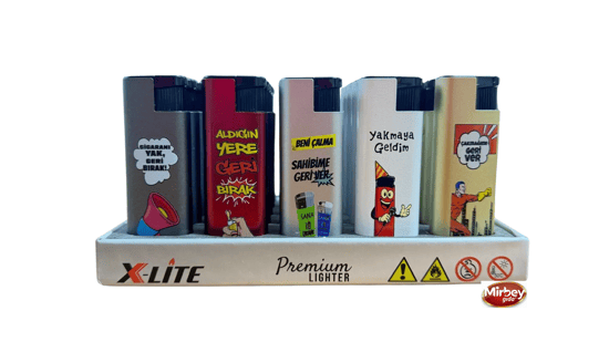 Xlite Premium Baskılı Metal-5 Jet Çakmak*25