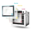 Simfer 8268 0+8 Fonksiyon 73 Lt Mekanik Beyaz Turbo Özellikli 3 Camlı Ankastre Fırın