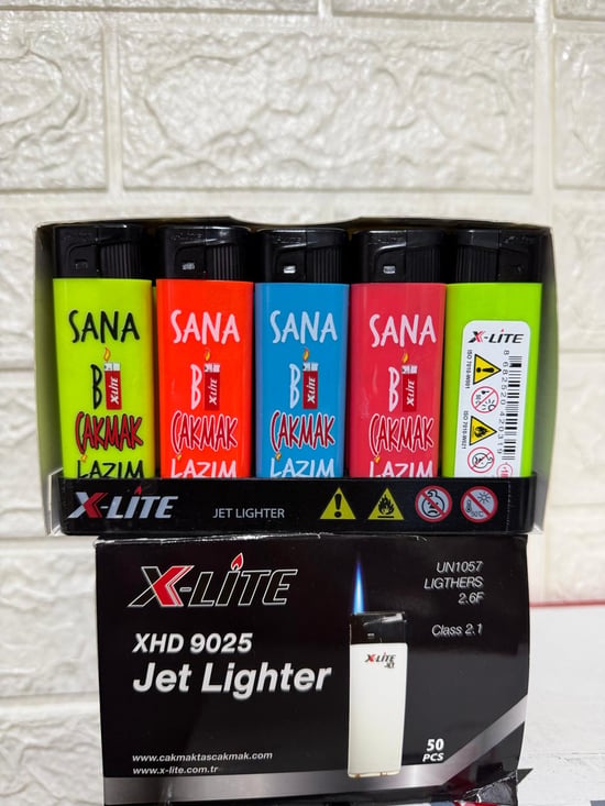 X-lite Jet Baskılı Çakmak *50 Pcs