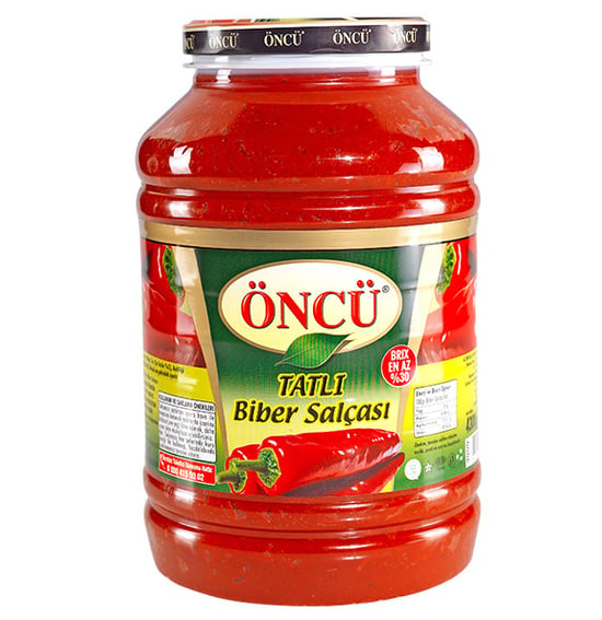 Öncü Tatlı Biber Salçası (4300 Gr) Pet