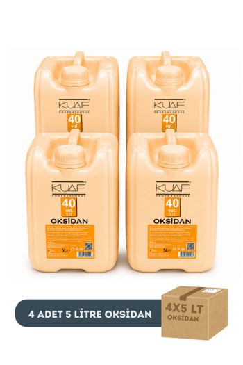 Kuaf Profesyonel Oksidan 5 Litre 40 Volüm X 4 Adet (1 Koli)