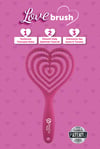 Proco Beauty Lovebrush - Soft Touch - Esnek Kalp Saç Fırçası (mor, Koyu Pembe, Kırmızı)