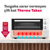 Simfer 4502 Beyaz 45 Litre Turbo Midi/mini Fırın