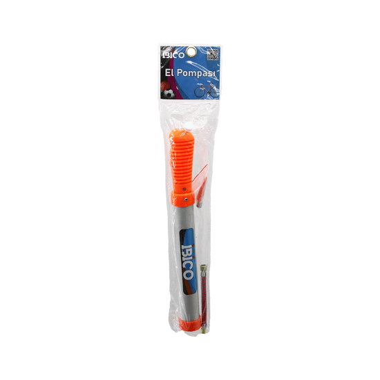 İ18-046 (mini) El Pompası (bisiklet & Top) (29.5cm) (metal Çubuk & Pls.gövde & Sap) (pompa Hortum & Top İğne & Uç)