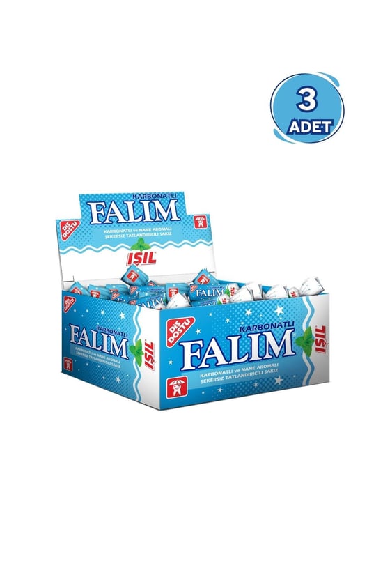 Falım Işıl Nane Aromalı Sakız (100 X 1,4g- 3 Adet)