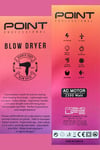 Point Blow Dryer Tam Profesyonel 2500 Watt Ac Motor Fön Makinesi Beyaz
