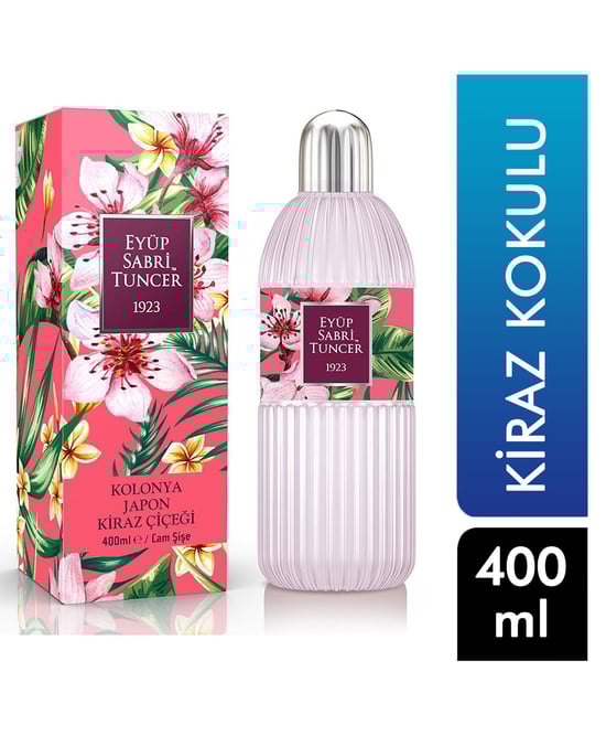 Eyüp Sabri Tuncer Japon Kiraz Çiçeği Kolonyası 400 Ml Cam Şişe