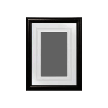 Nufa Beren Çerçeve Brn-110-121 ( 21x30 ) ( A4 ) ( Siyah Plastik Profilli ) Resim Çerçevesi (cam Vitrin & Plastik Arka Kapak)