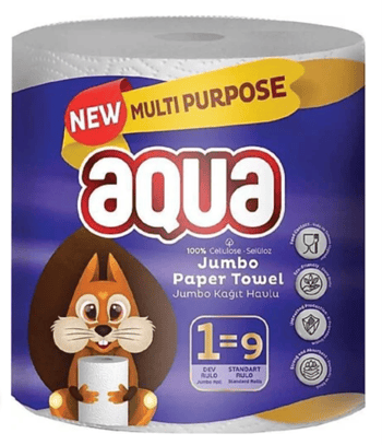 Aqua Bambu Jumbo Havlu Kağıt 1=9