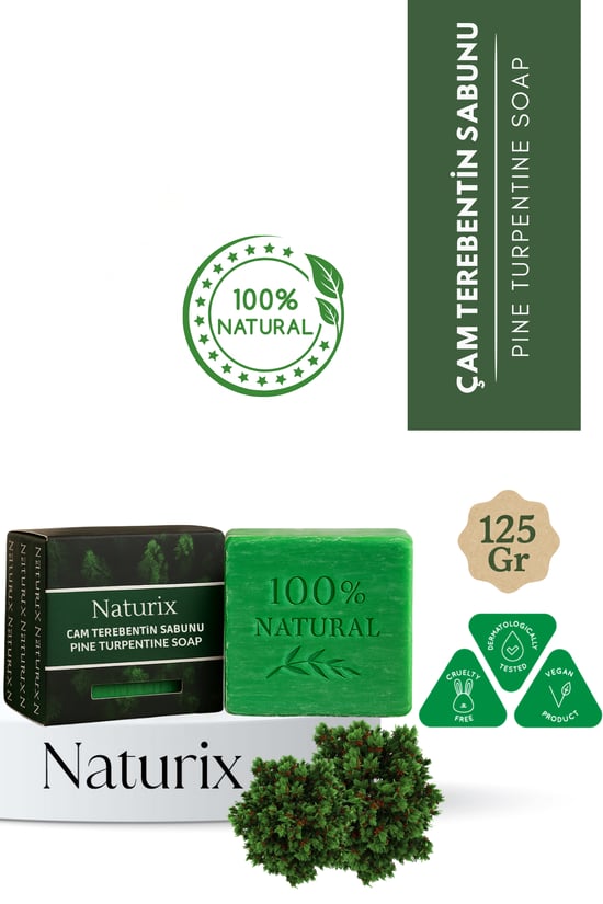Naturix Çam Terebentin Sabunu 125 Gr