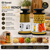 Barotti Dmr-9617 ( 4gen ) ( Çelik Metal ) Gold Rende ( Silikon Kaplama Taban )