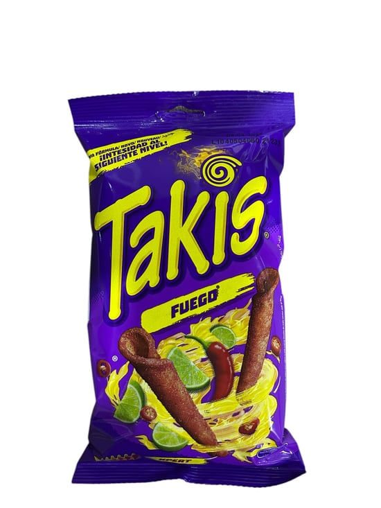 Takis Fuego Bol Barahatlı Lime Limonlu Mısır Cipli 100 Gr 18'li
