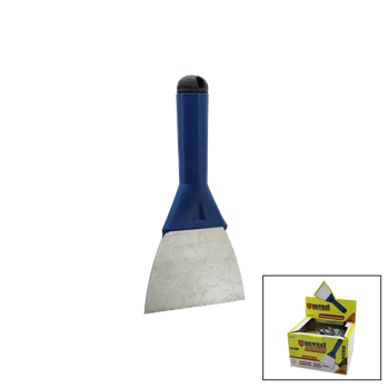 Deveci Dvc-74235 ( No-12 & 120mm ) ( Kapaklı ) ( Saptak ) Metal Kazıma Spatulası ( Plastik Saplı )