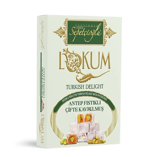 Kastamonu Meşhur Sepetçioğlu Antep Fıstıklı Çifte Kavrulmuş Lokum 240g