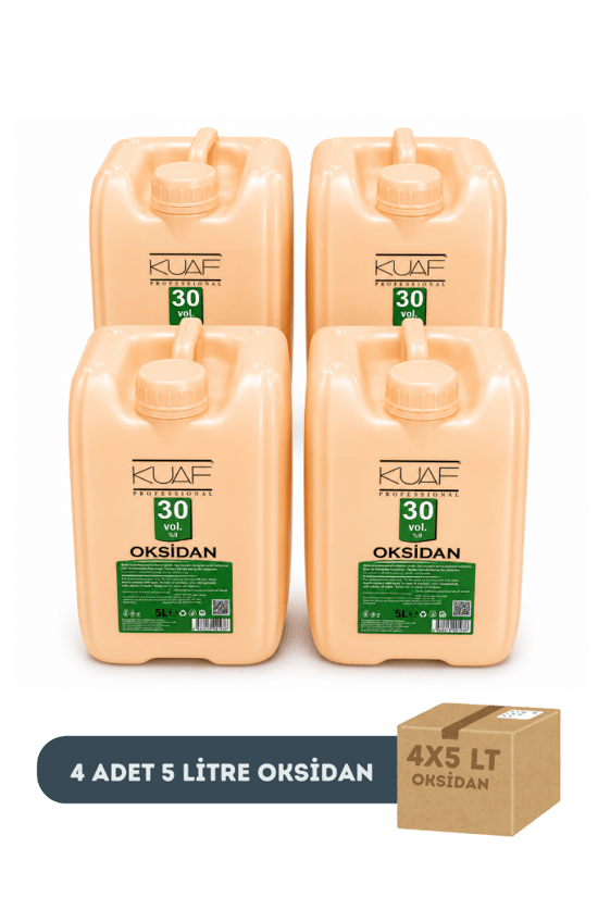 Kuaf Profesyonel Oksidan 5 Litre 30 Volüm X 4 Adet (1 Koli)