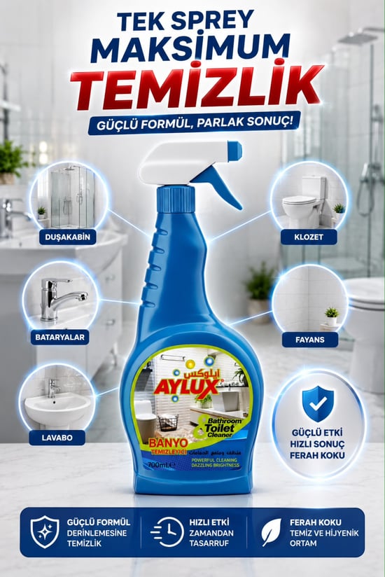 Aylux Banyo ve Tuvalet Temizleyici 700 Ml