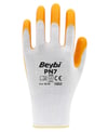 Beybi İşçi Eldiveni Pn7 Polyester Örme Nitril 10 Beden Sarı