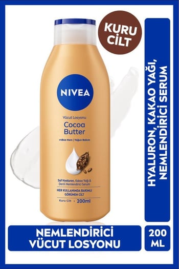 Nivea Cocoa Butter Kuru Ciltler Vücut Losyonu 200 Ml
