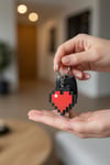 Minecraft Heart Figürlü Clicker Anahatarlık